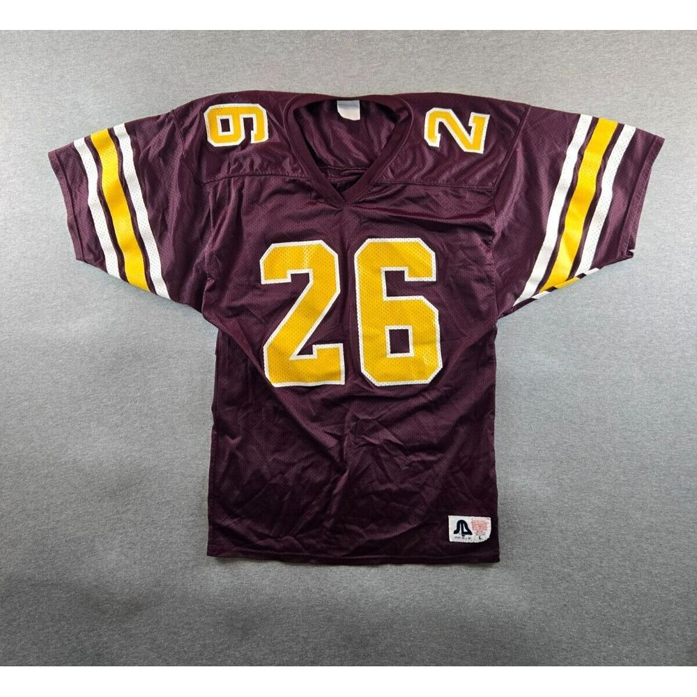 Vtg‎ Washington Redskins Colorway Sports Belle Football Jersey L Made USA 90's